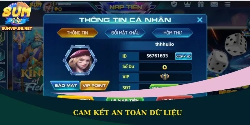 Cam kết an toàn dữ liệu